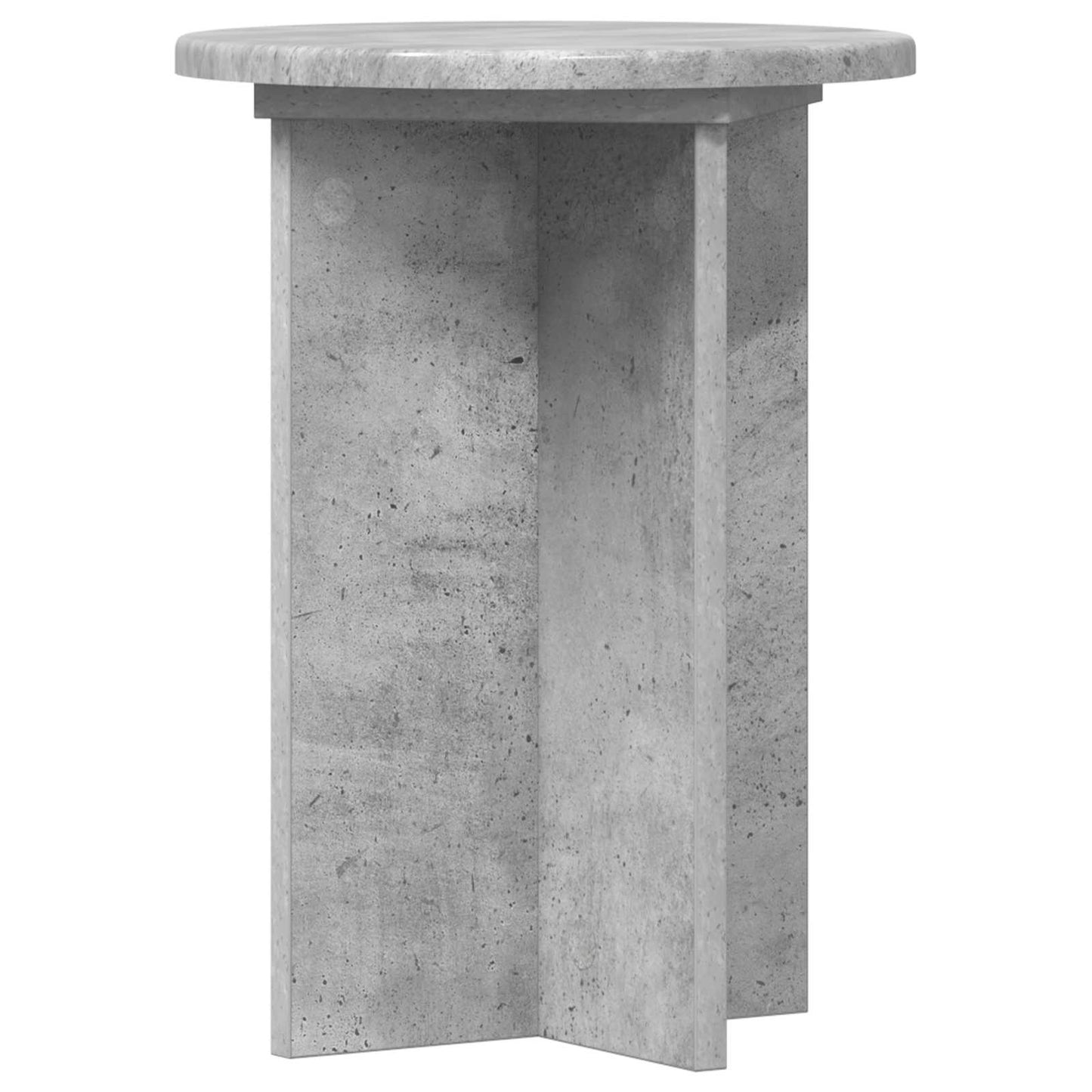 Növényállvány 2 pcs Betonszürke Ø29,5 x 40 cm Szerelt Fa