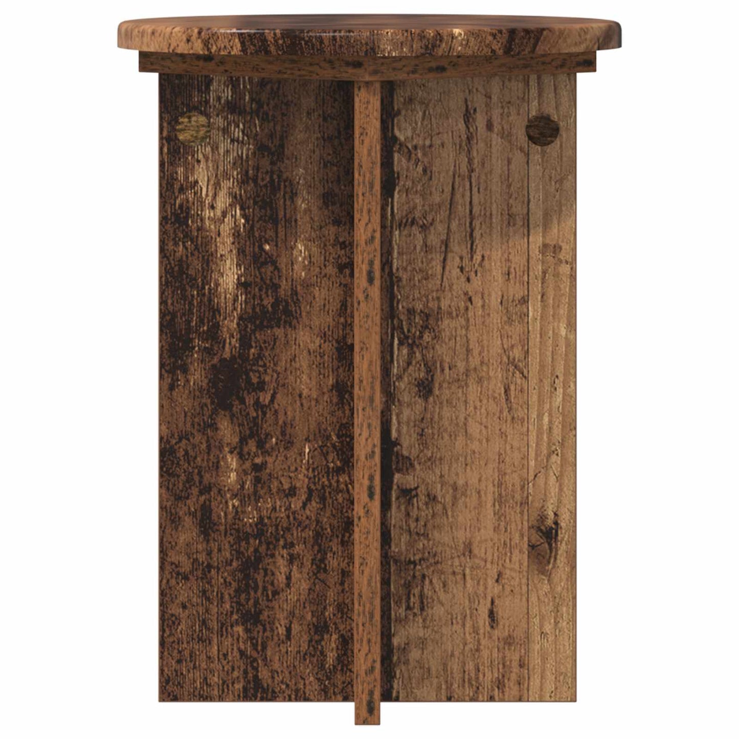 Növényállvány 2 pcs Antik Fa Ø29,5 x 40 cm Szerelt Fa