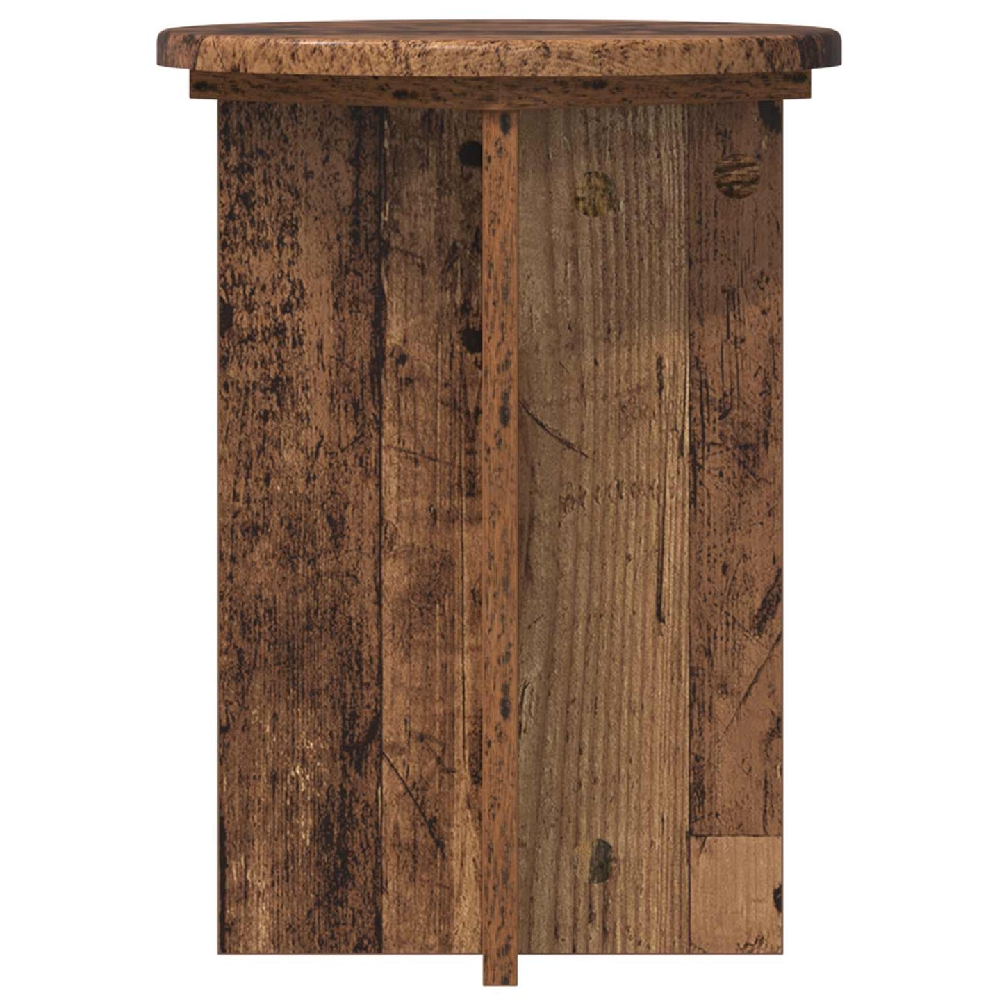 Növényállvány 2 pcs Antik Fa Ø29,5 x 40 cm Szerelt Fa