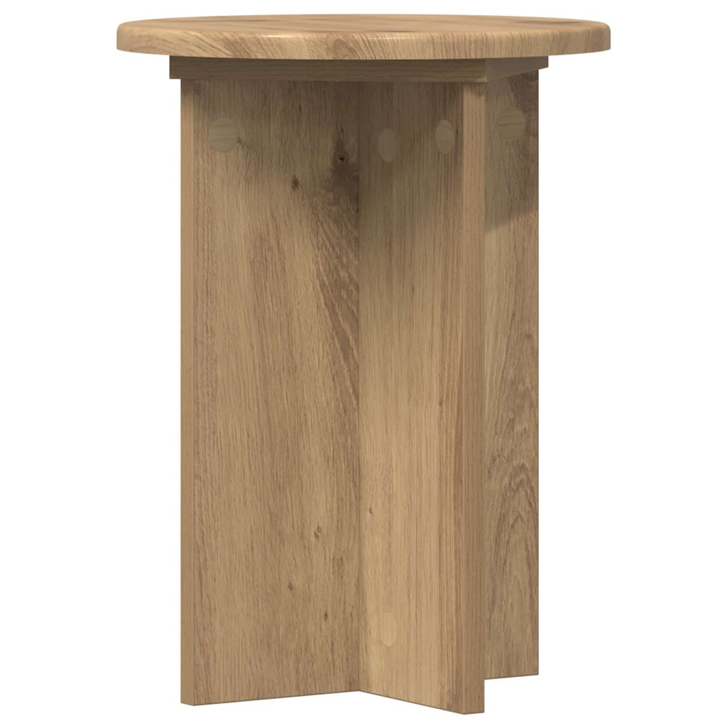 Növényállvány 2 db Kézműves Tölgy Ø29,5 x 40 cm Szerelt Fa