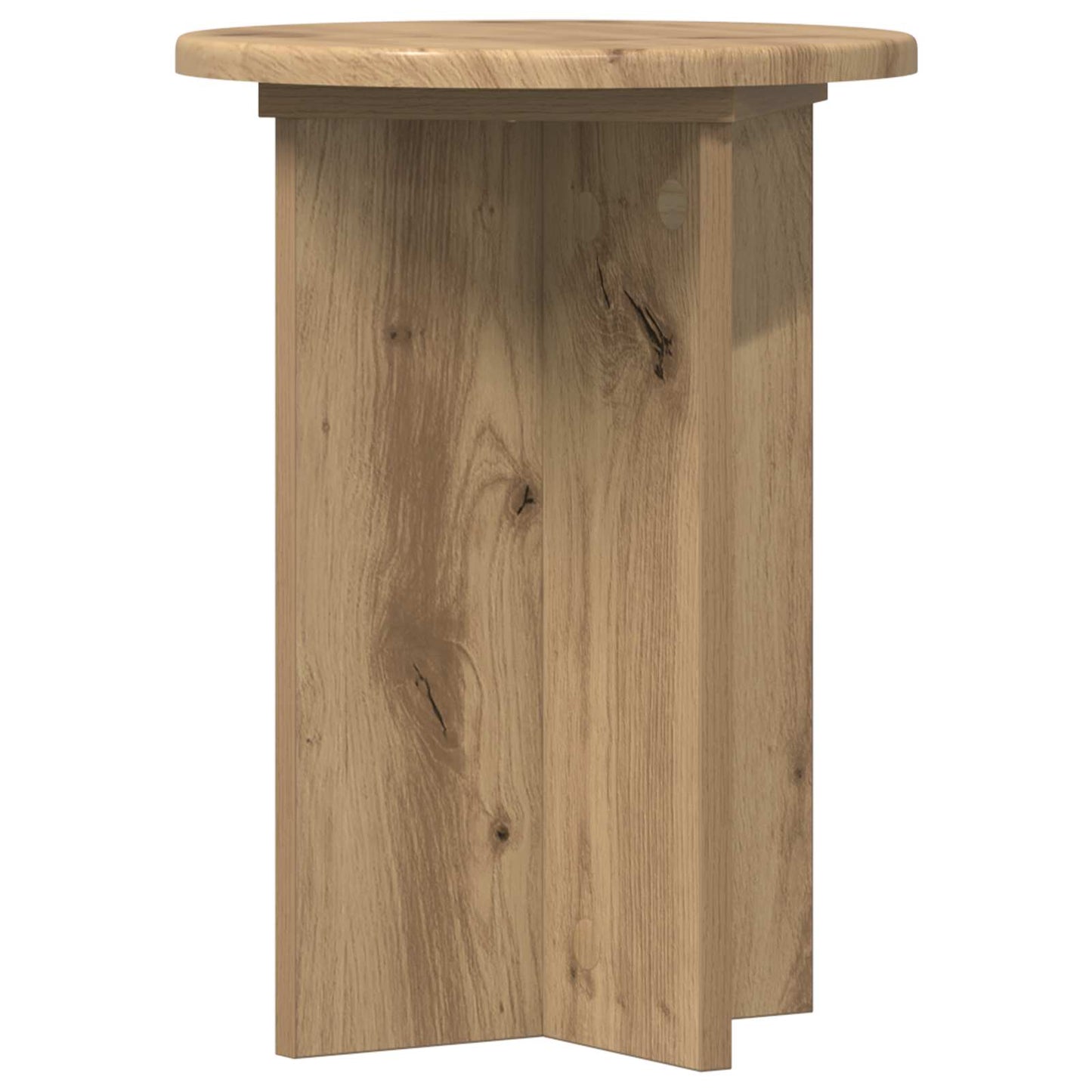 Növényállvány 2 db Kézműves Tölgy Ø29,5 x 40 cm Szerelt Fa