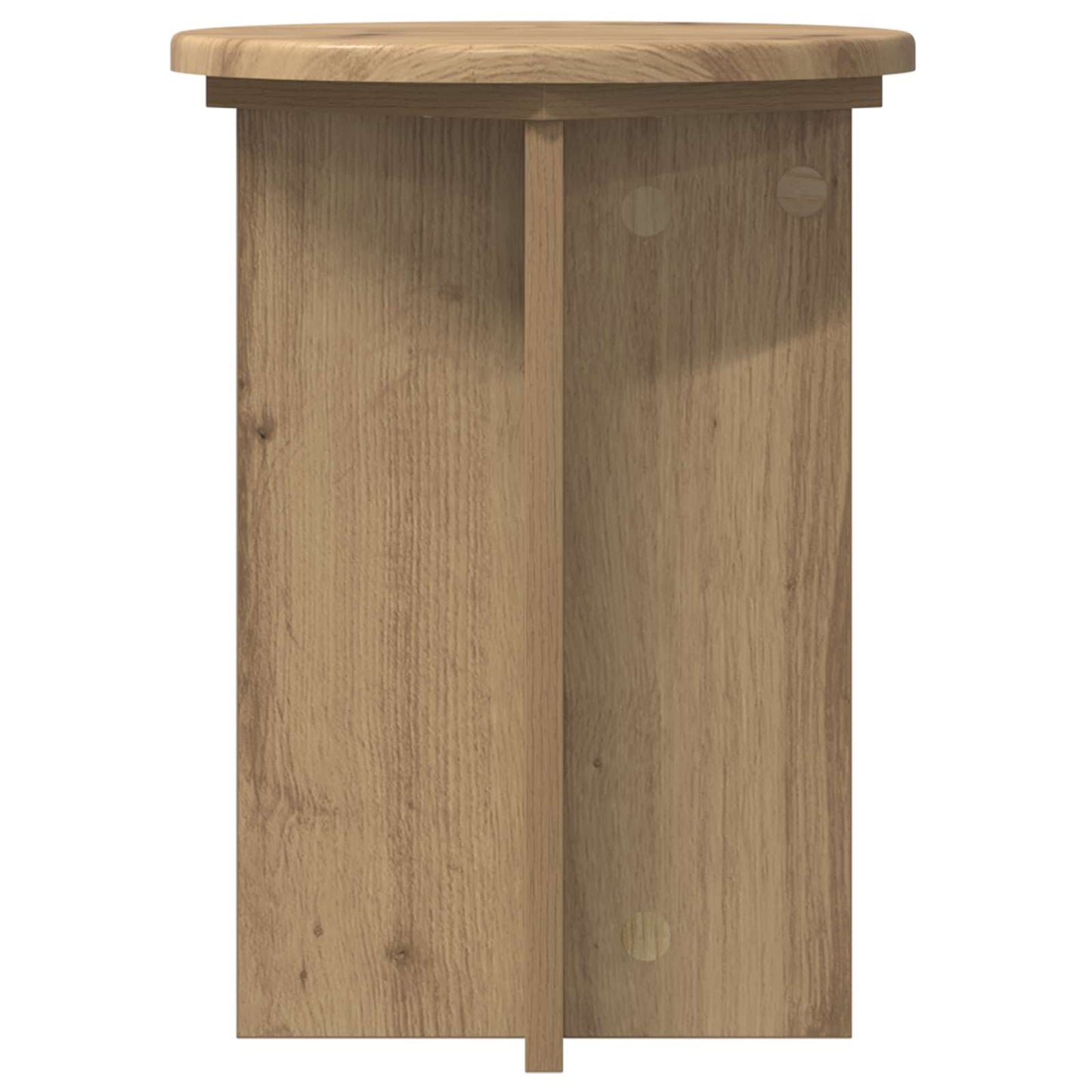 Növényállvány 2 db Kézműves Tölgy Ø29,5 x 40 cm Szerelt Fa