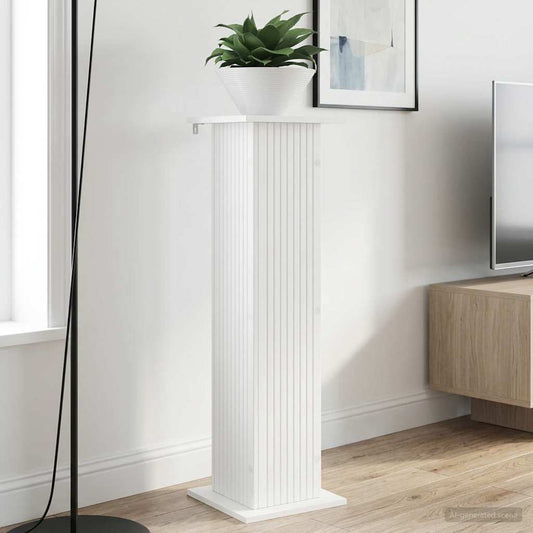 Növényállvány 2 pcs Fehér 30,5 x 30 x 100,5 cm Szerelt Fa