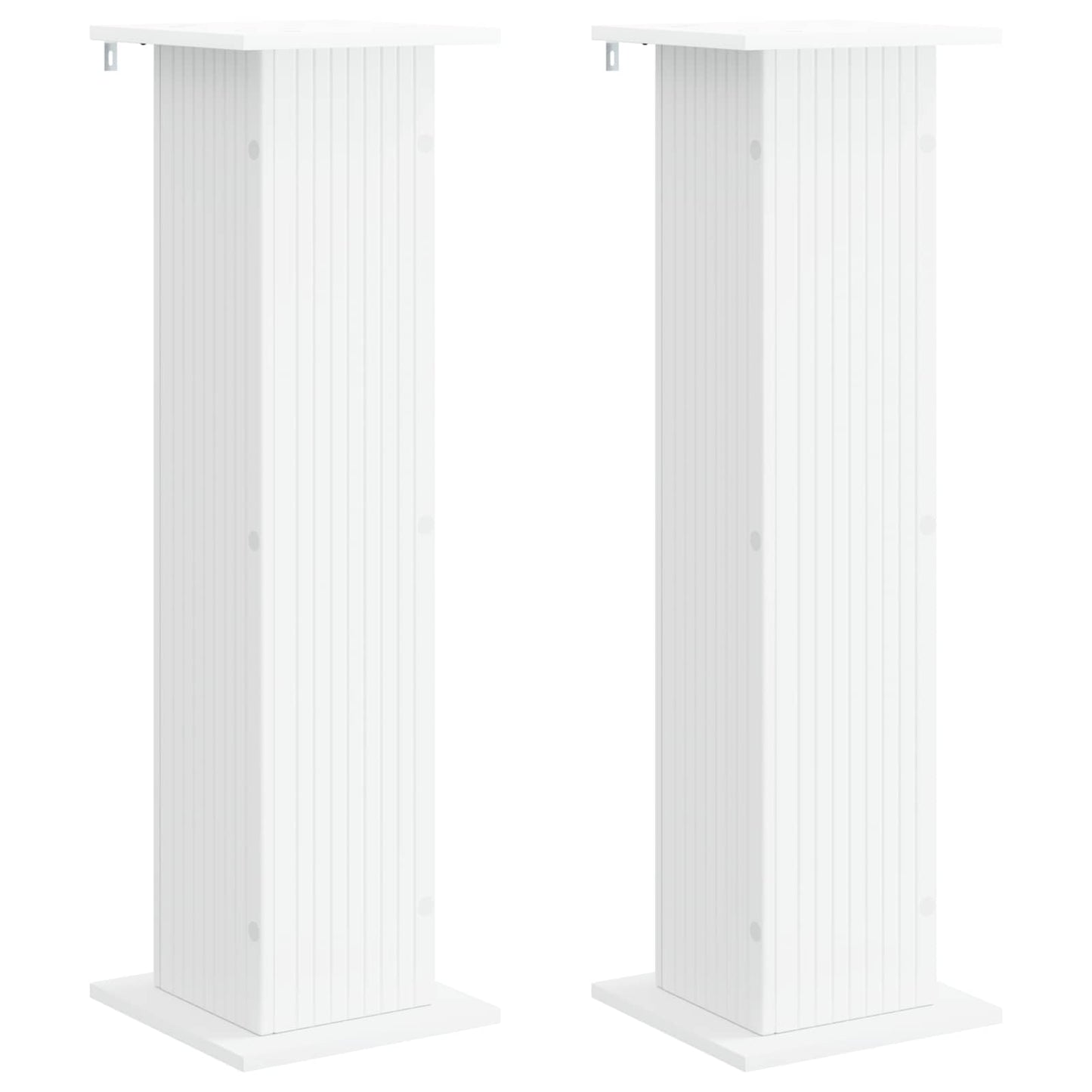 Növényállvány 2 pcs Fehér 30,5 x 30 x 100,5 cm Szerelt Fa