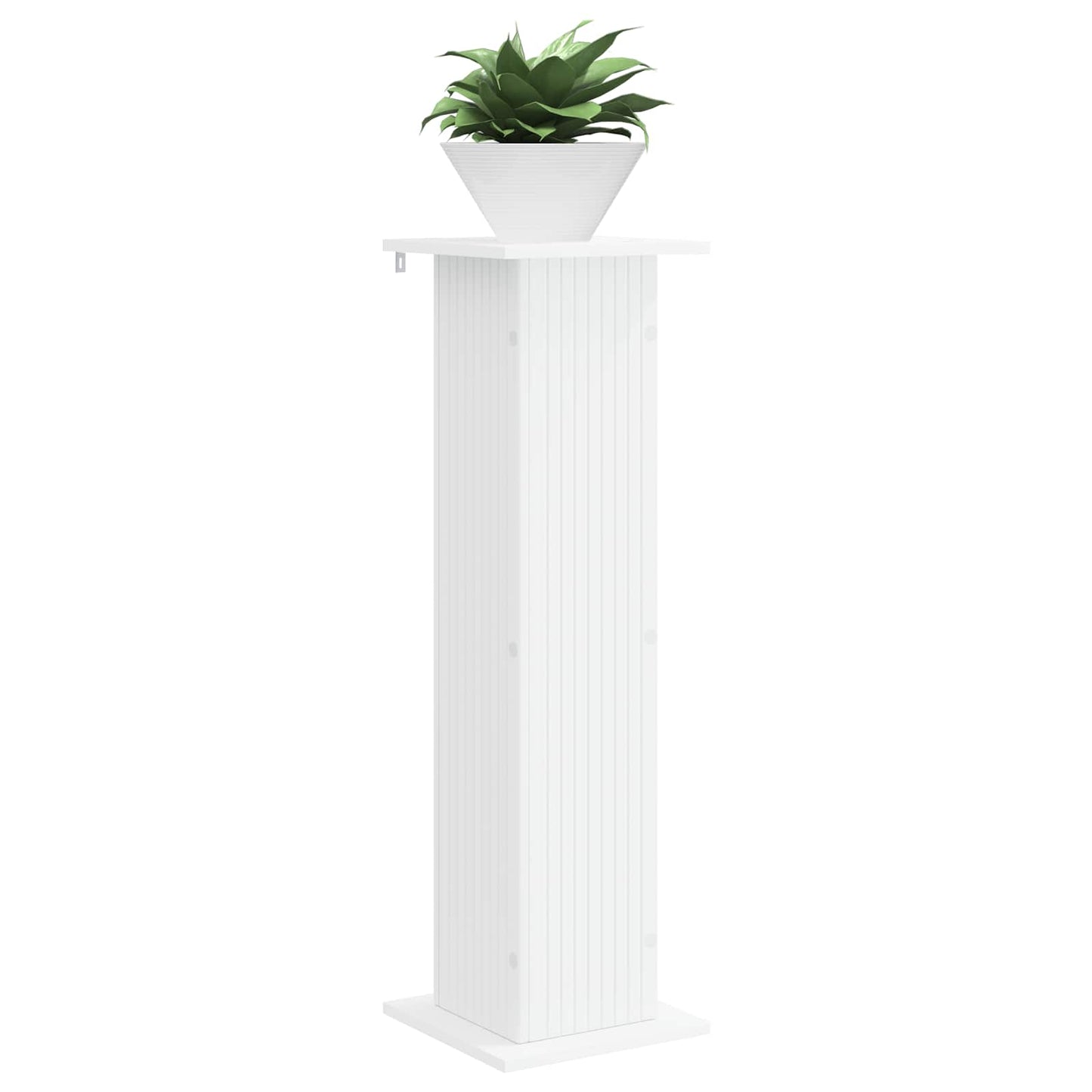 Növényállvány 2 pcs Fehér 30,5 x 30 x 100,5 cm Szerelt Fa