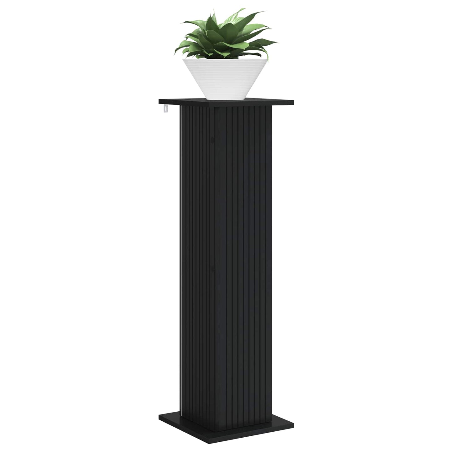 Növényállvány 2 pcs Fekete 30,5 x 30 x 100,5 cm Szerelt Fa