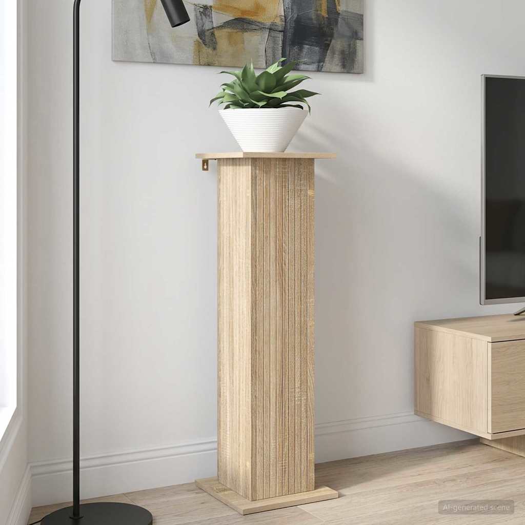 Növényállvány Sonoma Tölgy 30,5 x 30 x 100,5 cm Szerelt Fa