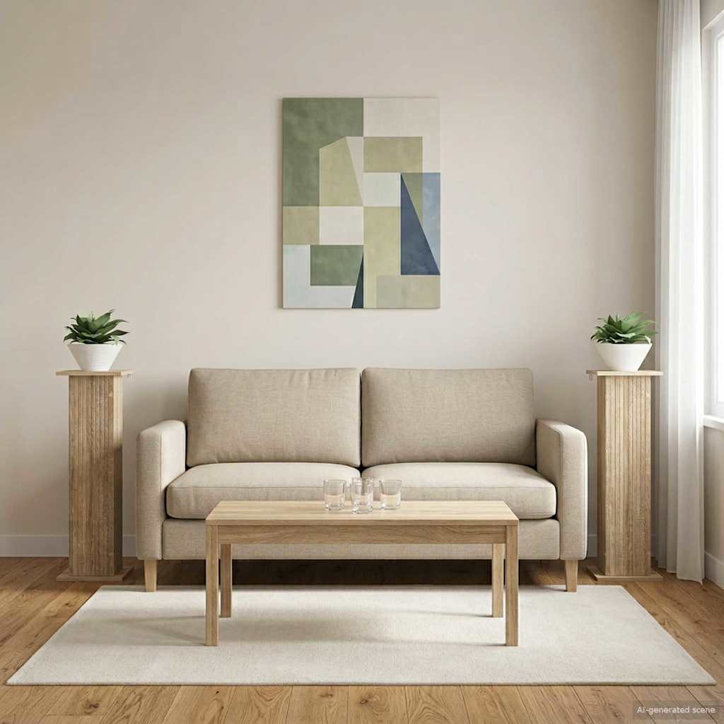 Növényállvány 2 pcs Sonoma Tölgy 30,5 x 30 x 100,5 cm