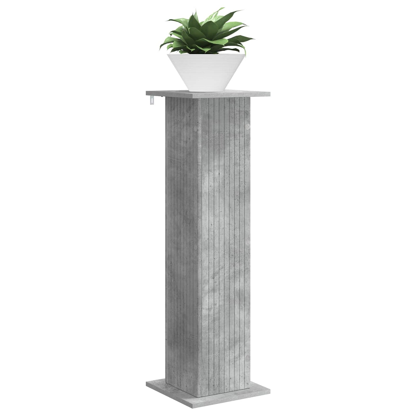 Növényállvány Betonszürke 30,5 x 30 x 100,5 cm Szerelt Fa