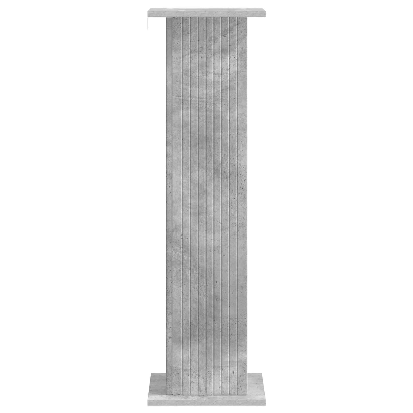 Növényállvány 2 pcs Betonszürke 30,5 x 30 x 100,5 cm Szerelt Fa