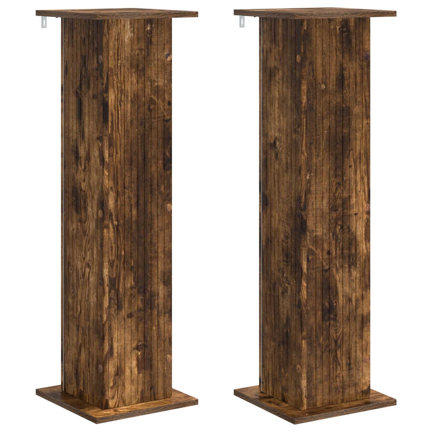 Növényállvány 2 pcs Füstös Tölgy 30,5 x 30 x 100,5 cm