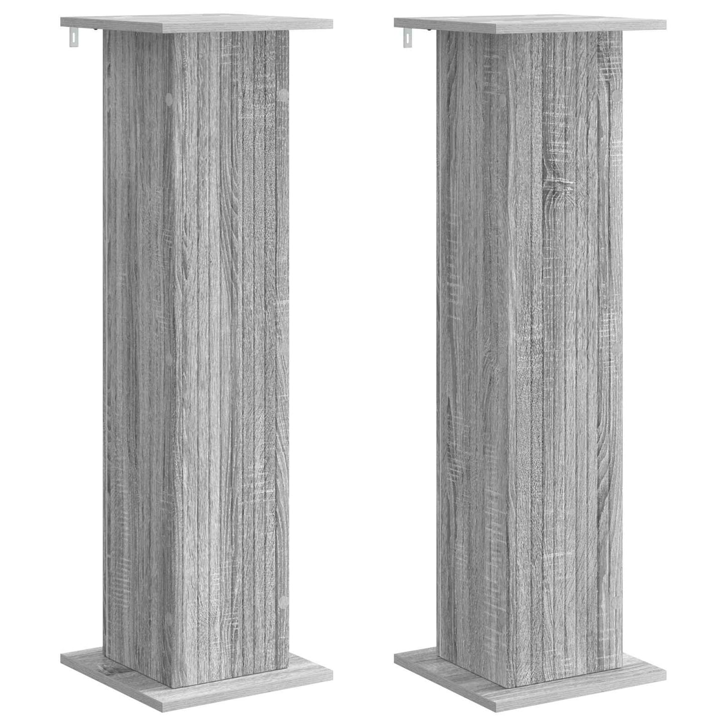 Növényállvány 2 pcs Szürke Sonoma 30,5 x 30 x 100,5 cm