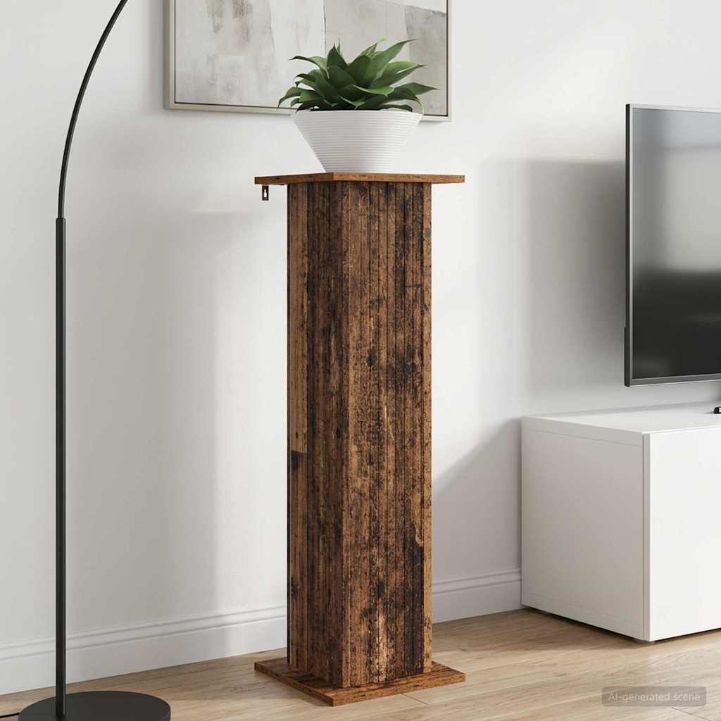Növényállvány 2 pcs Antik Fa 30,5 x 30 x 100,5 cm Szerelt Fa