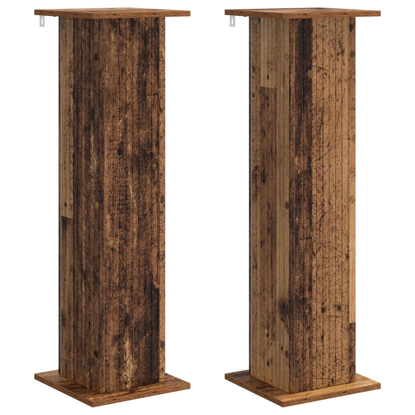 Növényállvány 2 pcs Antik Fa 30,5 x 30 x 100,5 cm Szerelt Fa
