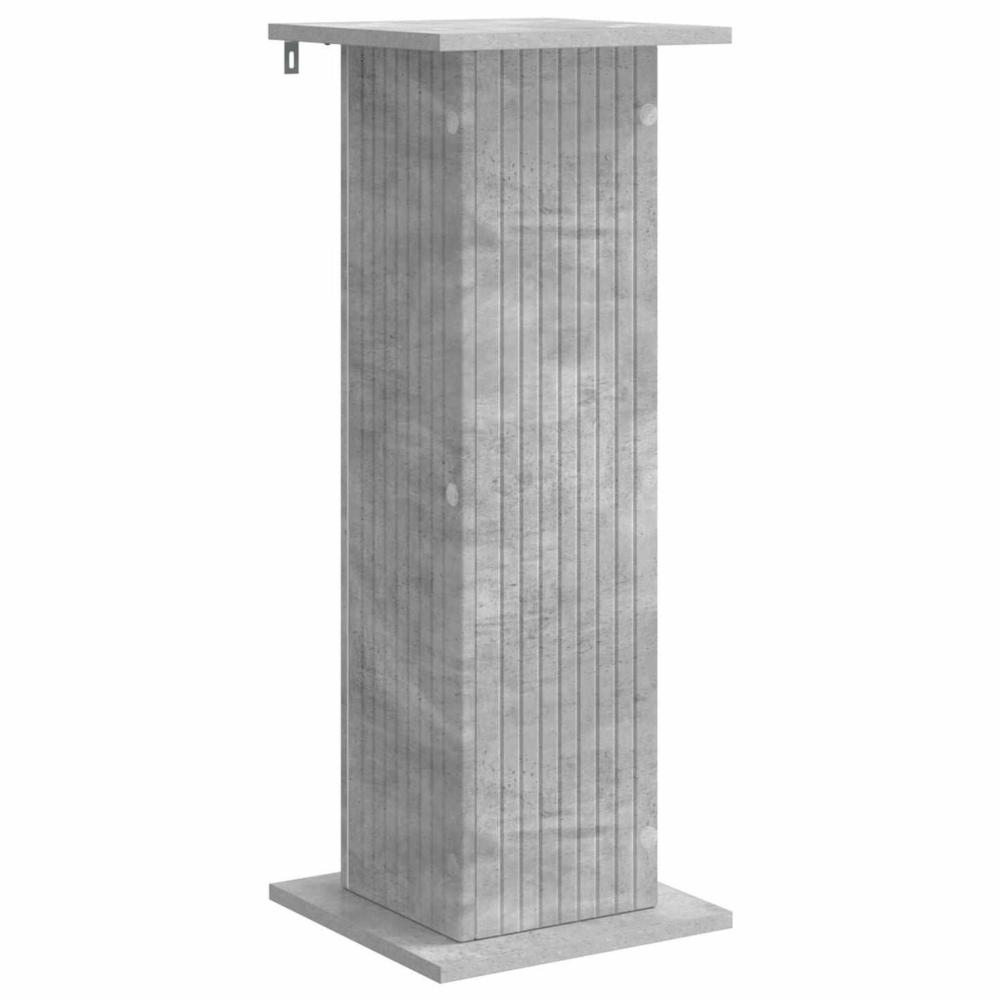 Növényállvány 2 pcs Betonszürke 30,5 x 30 x 80,5 cm Szerelt Fa
