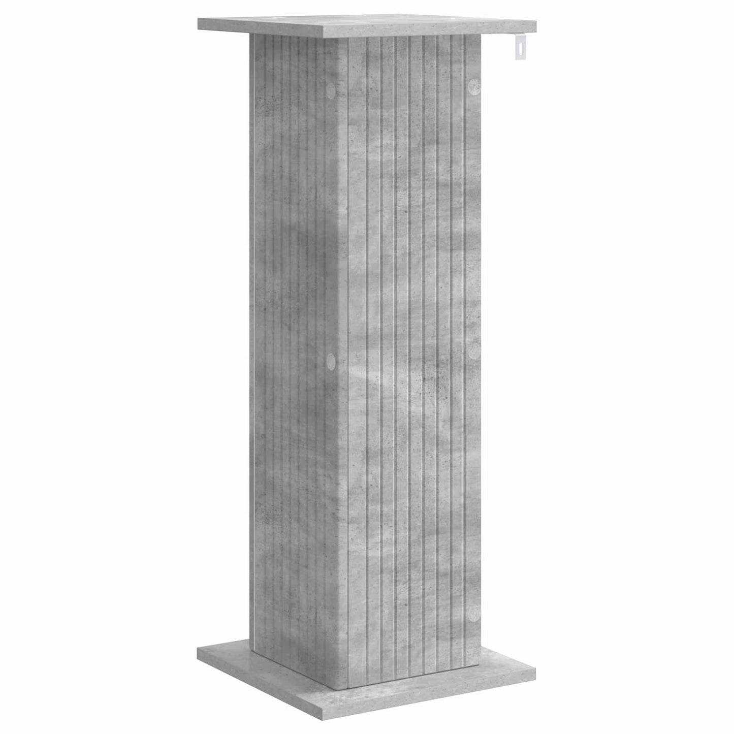 Növényállvány 2 pcs Betonszürke 30,5 x 30 x 80,5 cm Szerelt Fa