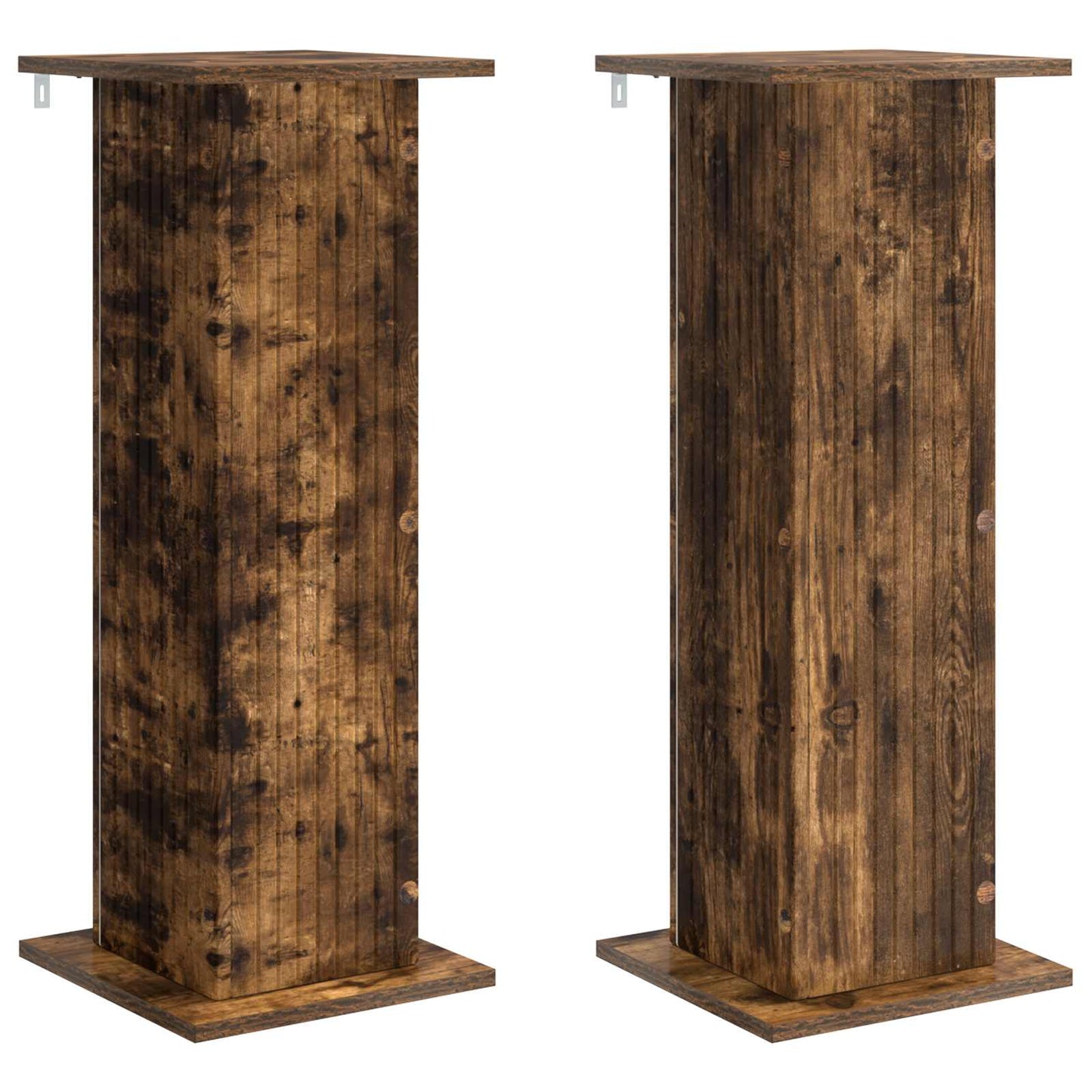 Növényállvány 2 pcs Füstös Tölgy 30,5 x 30 x 80,5 cm Szerelt Fa