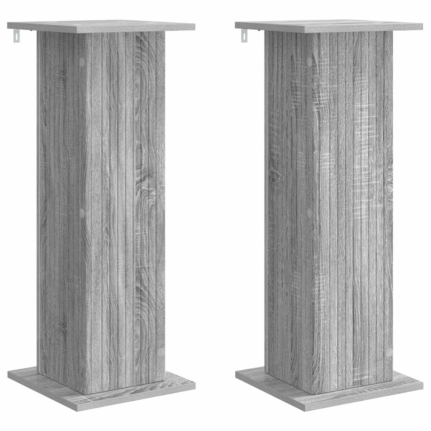 Növényállvány 2 pcs Szürke Sonoma 30,5 x 30 x 80,5 cm