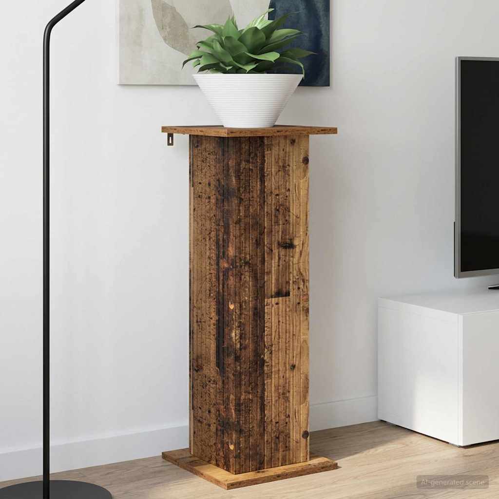 Növényállvány Antik Fa 30,5 x 30 x 80,5 cm Szerelt Fa