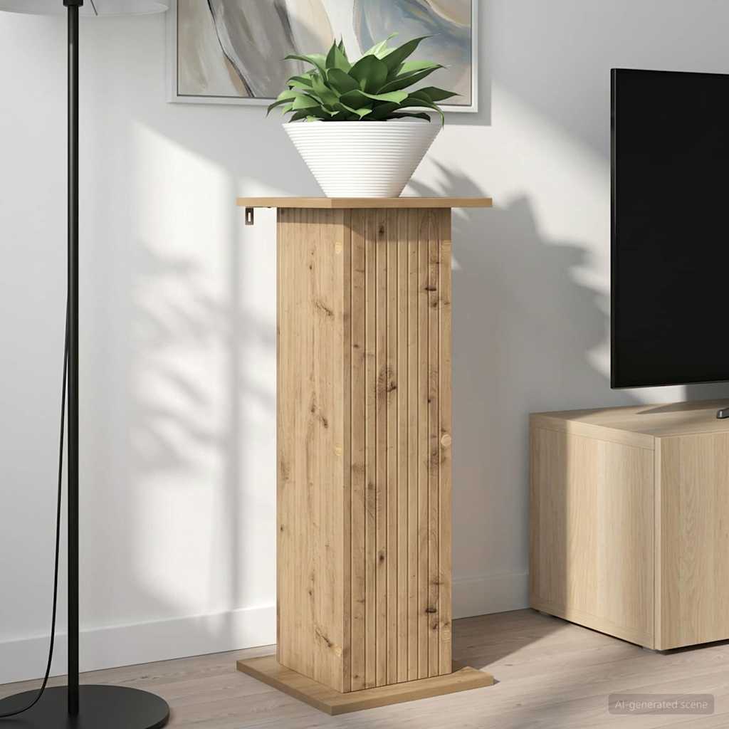 Növényállvány 2 pcs Kézműves Tölgy 30,5 x 30 x 80,5 cm