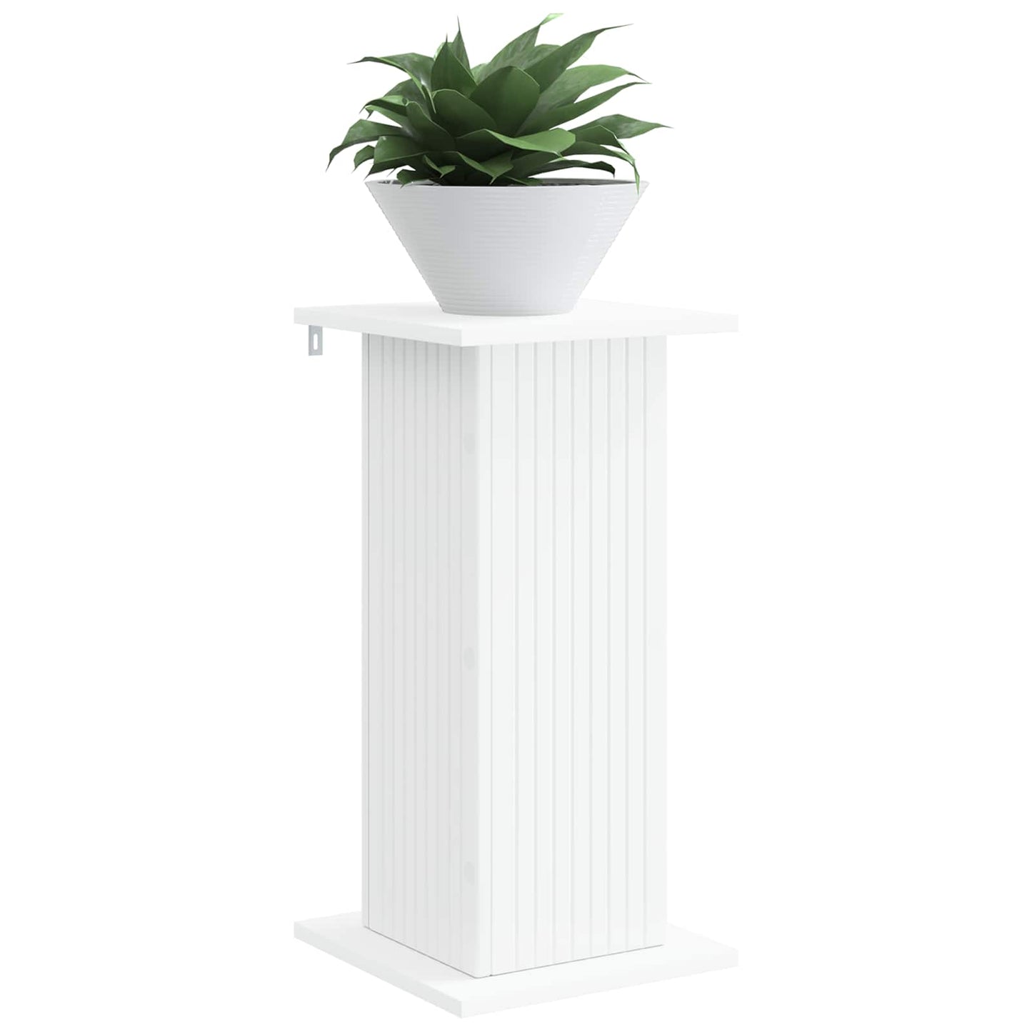 Növényállvány 2 pcs Fehér 30,5 x 30 x 60,5 cm Szerelt Fa