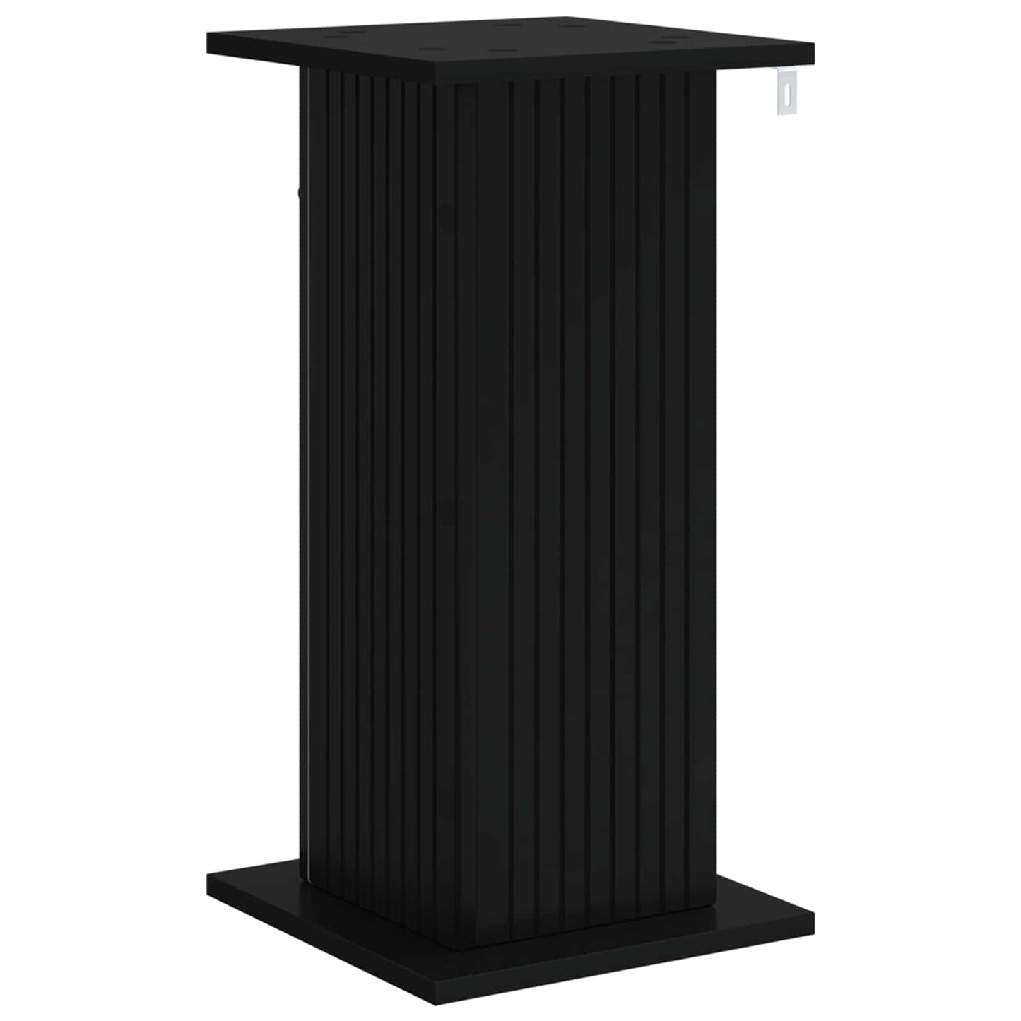 Növényállvány 2 pcs Fekete 30,5 x 30 x 60,5 cm Szerelt Fa