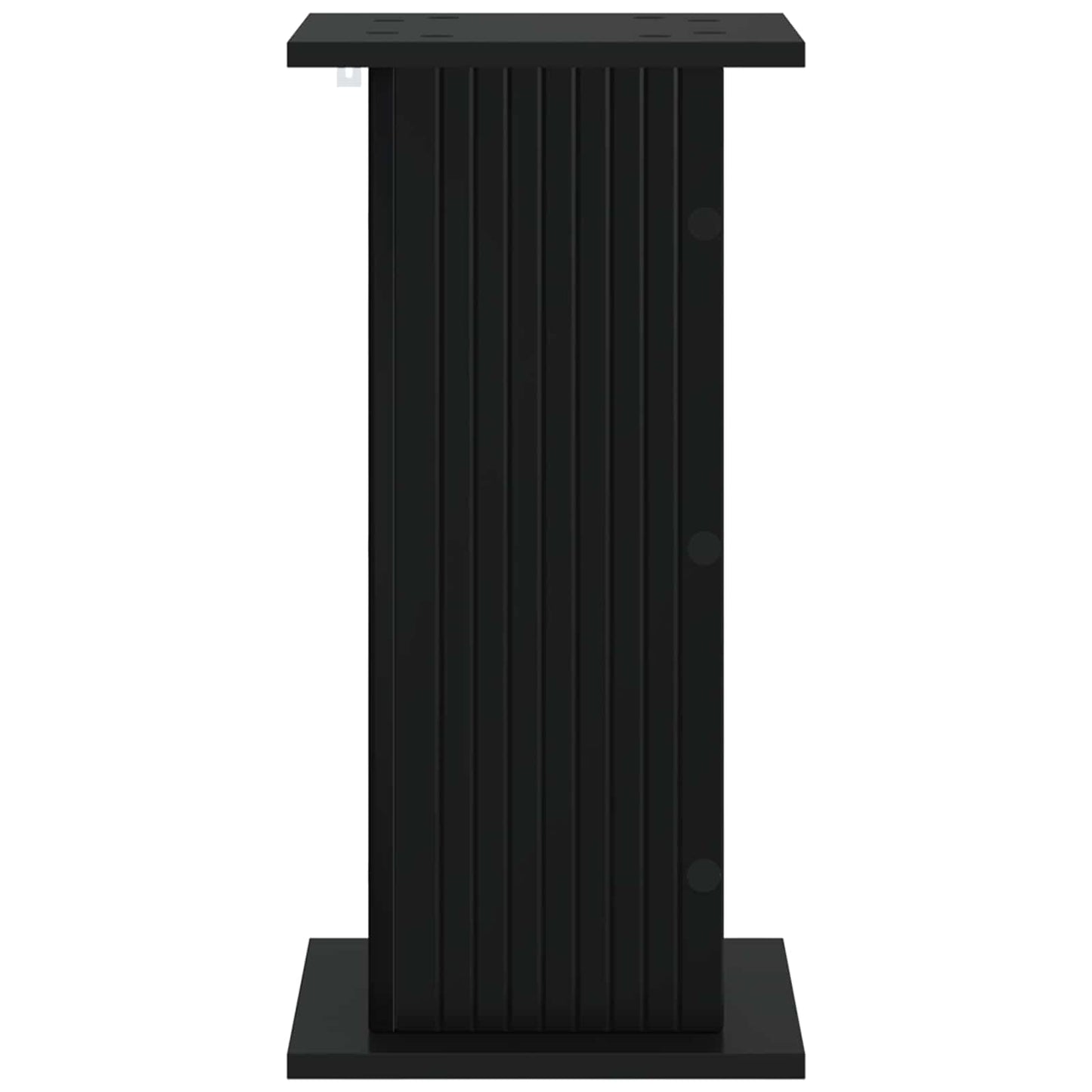 Növényállvány 2 pcs Fekete 30,5 x 30 x 60,5 cm Szerelt Fa