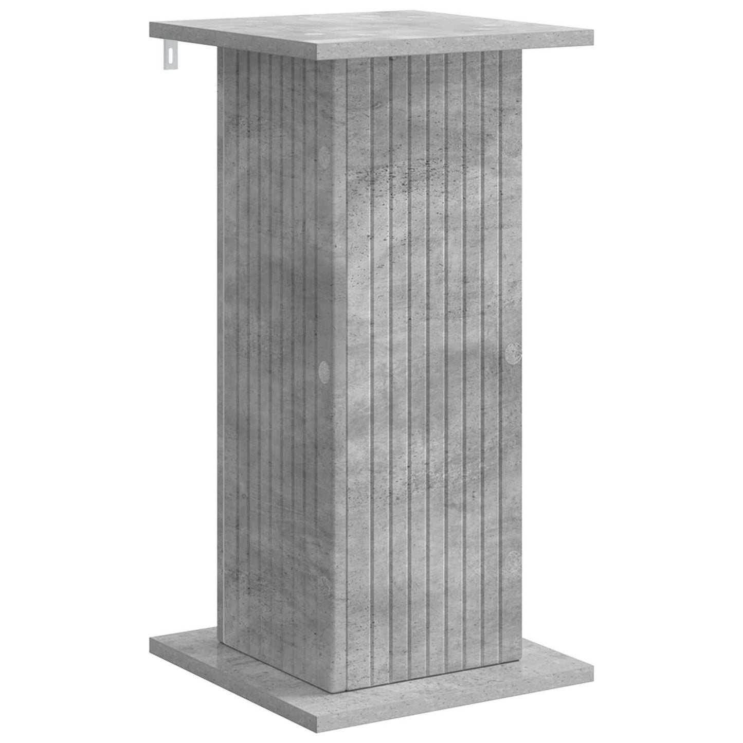 Növényállvány Betonszürke 30,5 x 30 x 60,5 cm Szerelt Fa