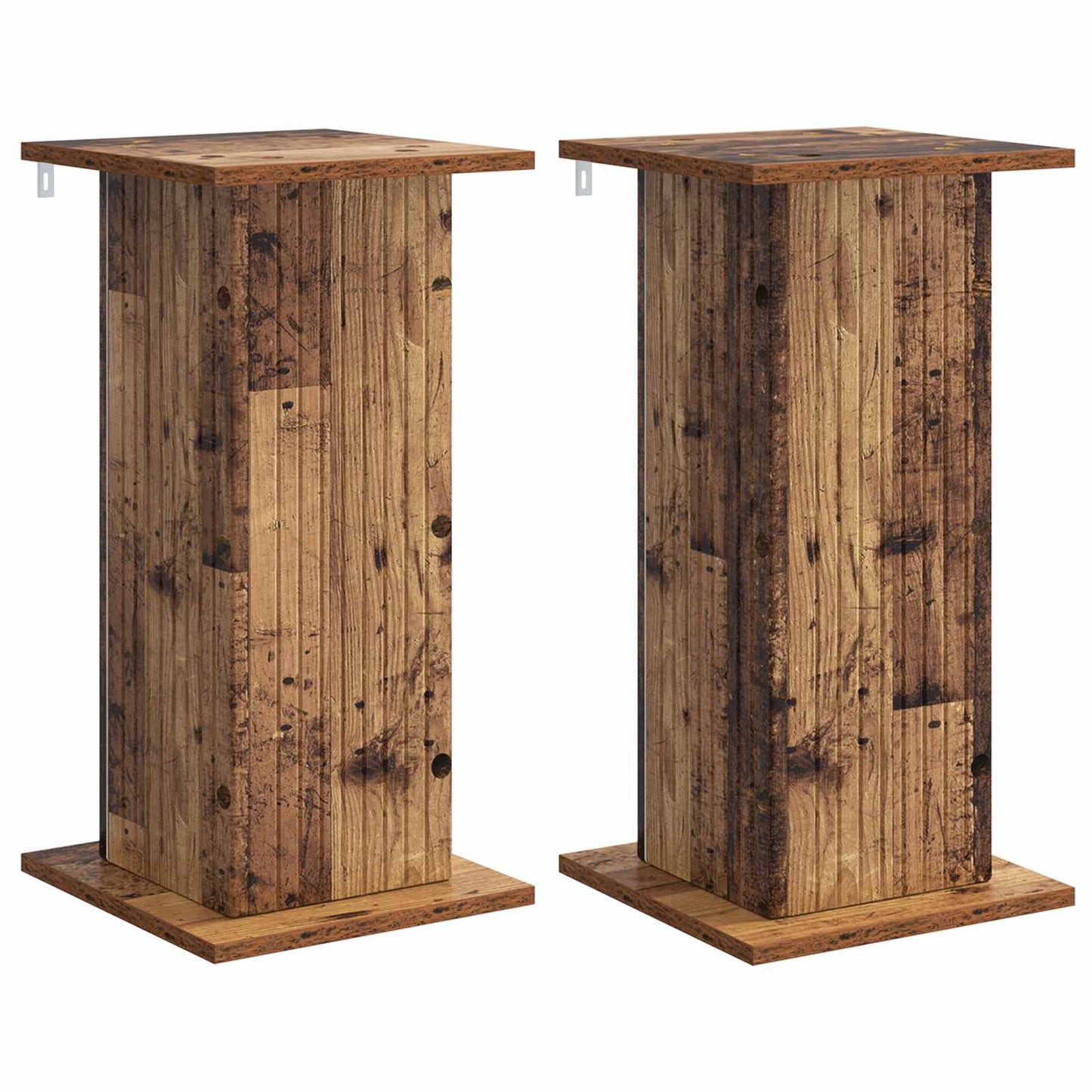 Növényállvány 2 pcs Antik Fa 30,5 x 30 x 60,5 cm Szerelt Fa
