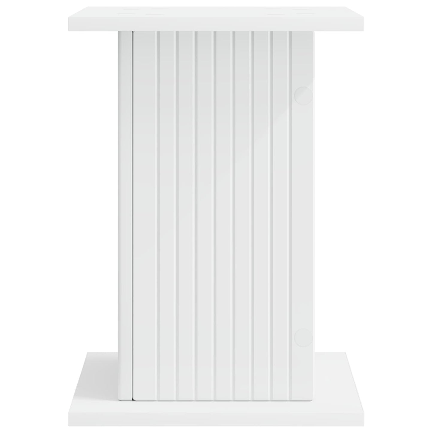 Növényállvány 2 pcs Fehér 30,5 x 30 x 43 cm Szerelt Fa