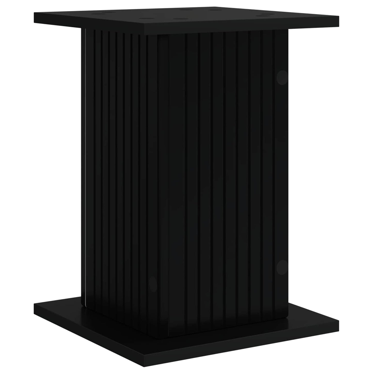 Növényállvány 2 pcs Fekete 30,5 x 30 x 43 cm Szerelt Fa
