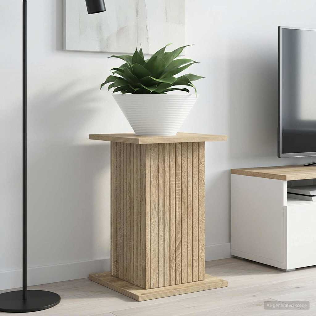 Növényállvány 2 pcs Sonoma Tölgy 30,5 x 30 x 43 cm Szerelt Fa