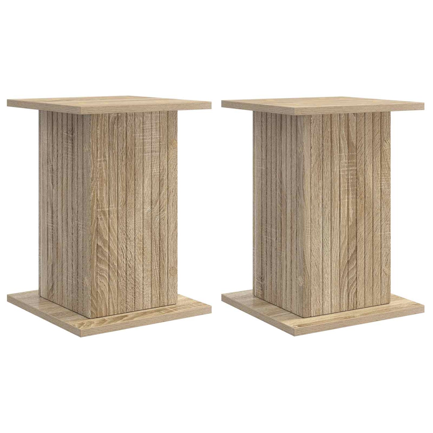 Növényállvány 2 pcs Sonoma Tölgy 30,5 x 30 x 43 cm Szerelt Fa