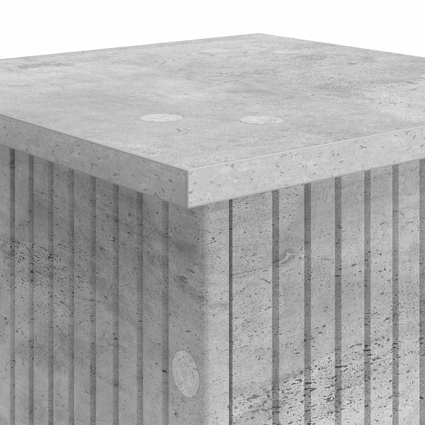 Növényállvány 2 pcs Betonszürke 30,5 x 30 x 43 cm Szerelt Fa