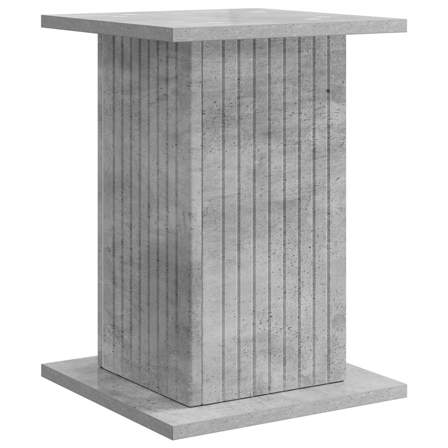 Növényállvány 2 pcs Betonszürke 30,5 x 30 x 43 cm Szerelt Fa