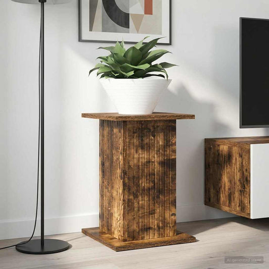 Növényállvány 2 pcs Füstös Tölgy 30,5 x 30 x 43 cm Szerelt Fa