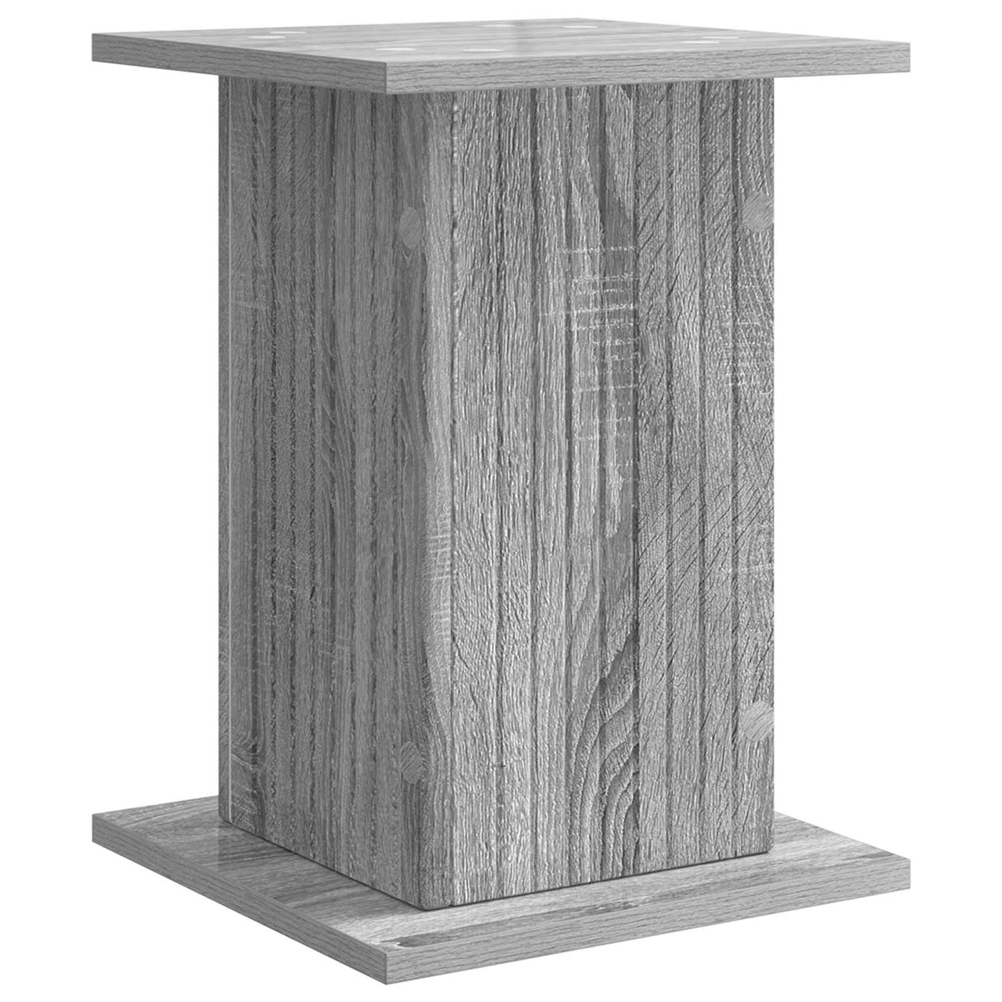 Növényállvány 2 pcs Szürke Sonoma 30,5 x 30 x 43 cm Szerelt Fa