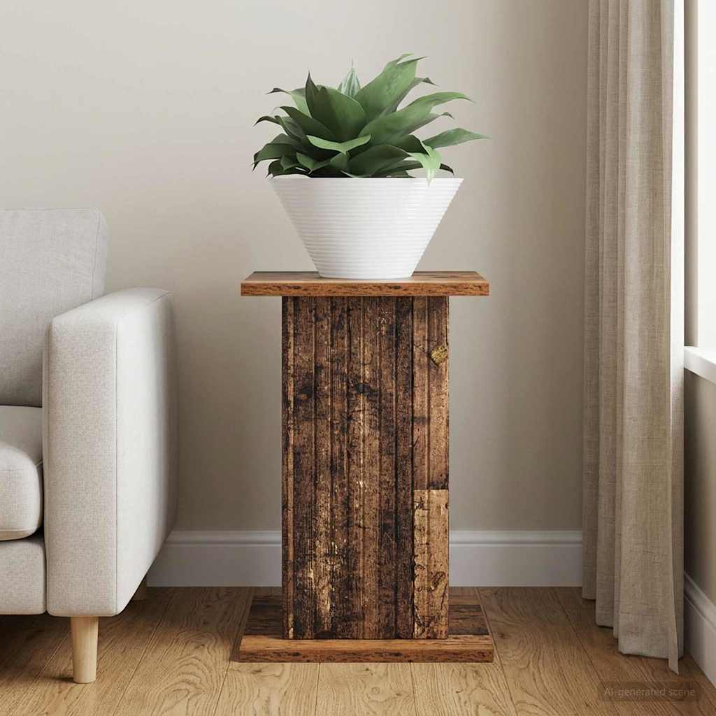 Növényállvány Antik Fa 30,5 x 30 x 43 cm Szerelt Fa