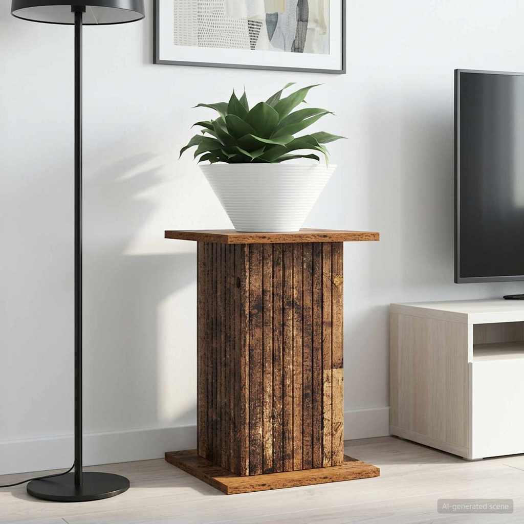 Növényállvány 2 pcs Antik Fa 30,5 x 30 x 43 cm Szerelt Fa