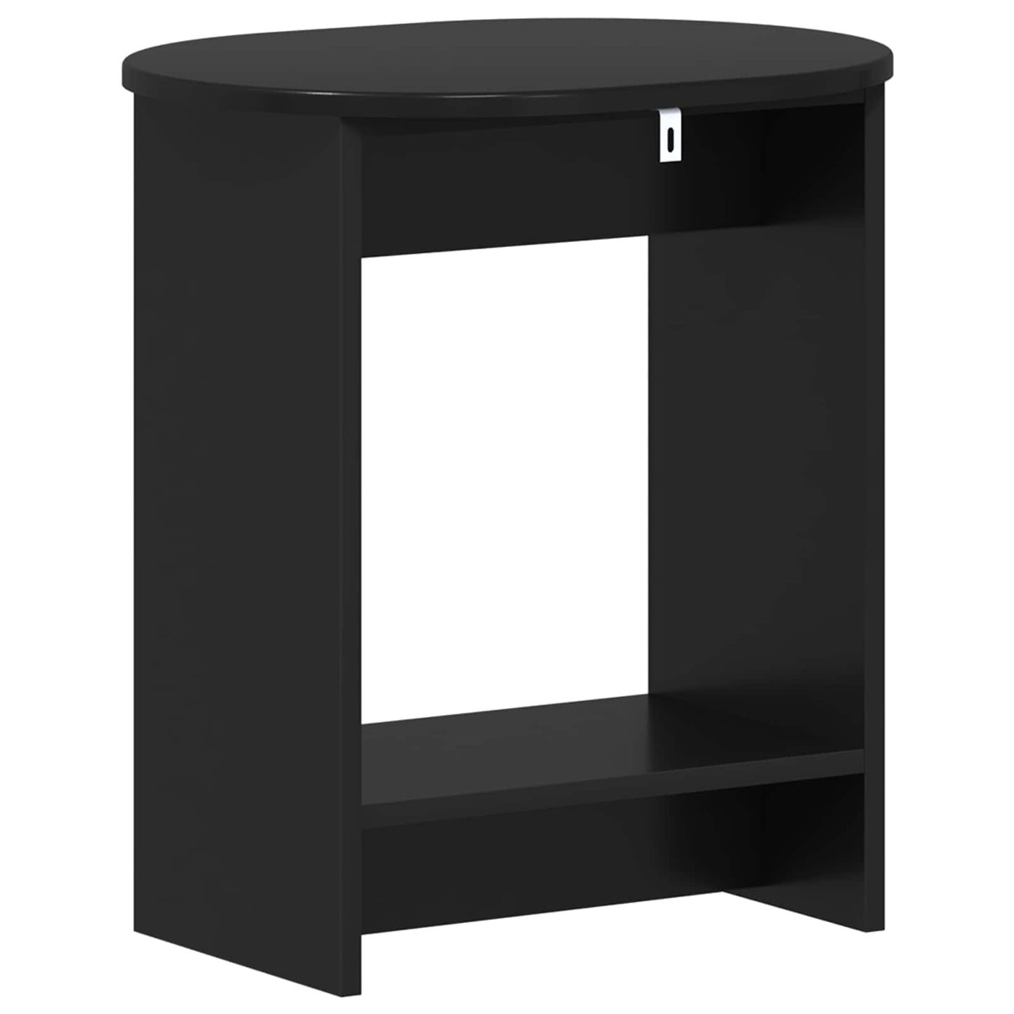 Oldal asztal Fekete 50 x 39,5 x 55 cm Szerelt Fa