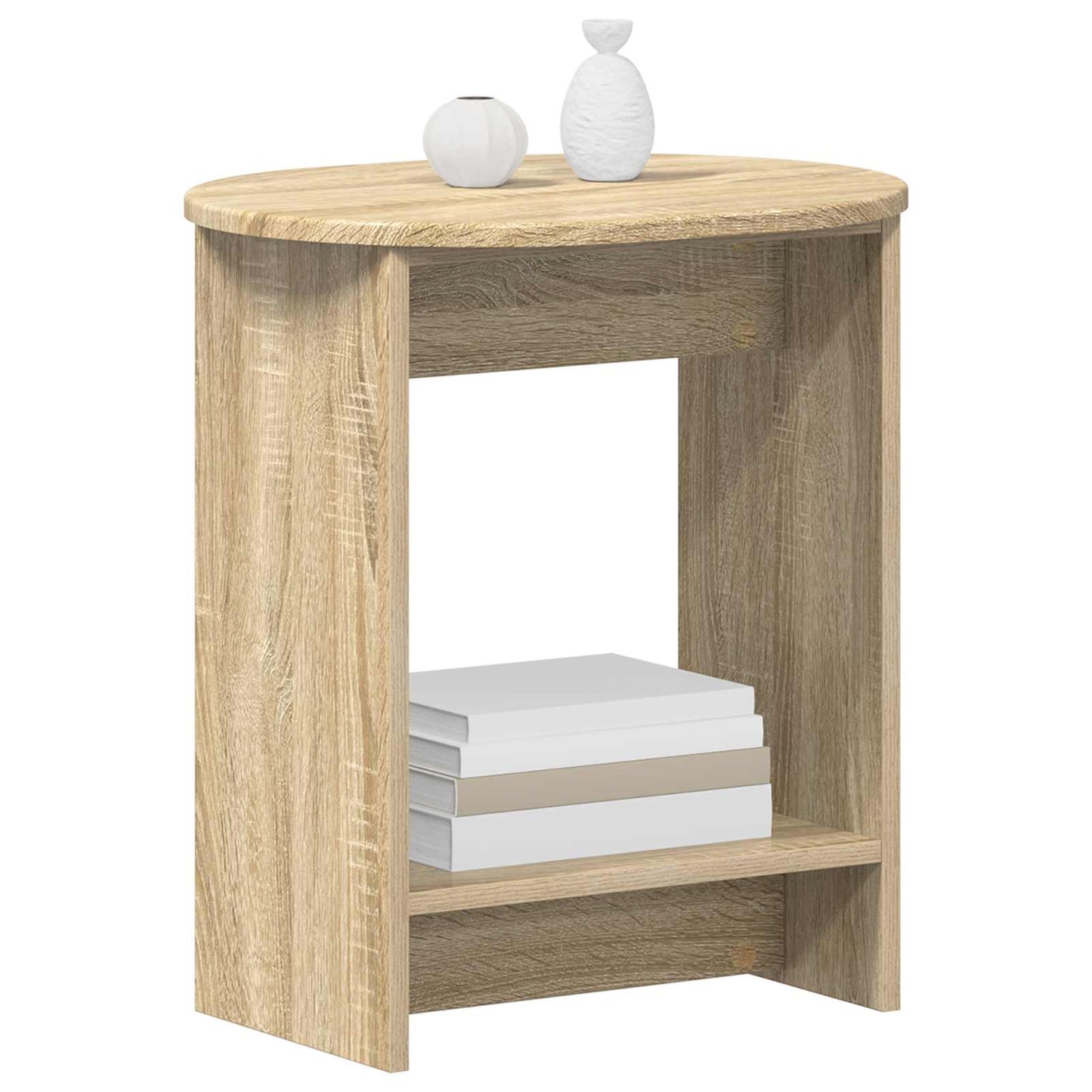 Oldal asztal Sonoma Tölgy 50 x 39,5 x 55 cm Szerelt Fa