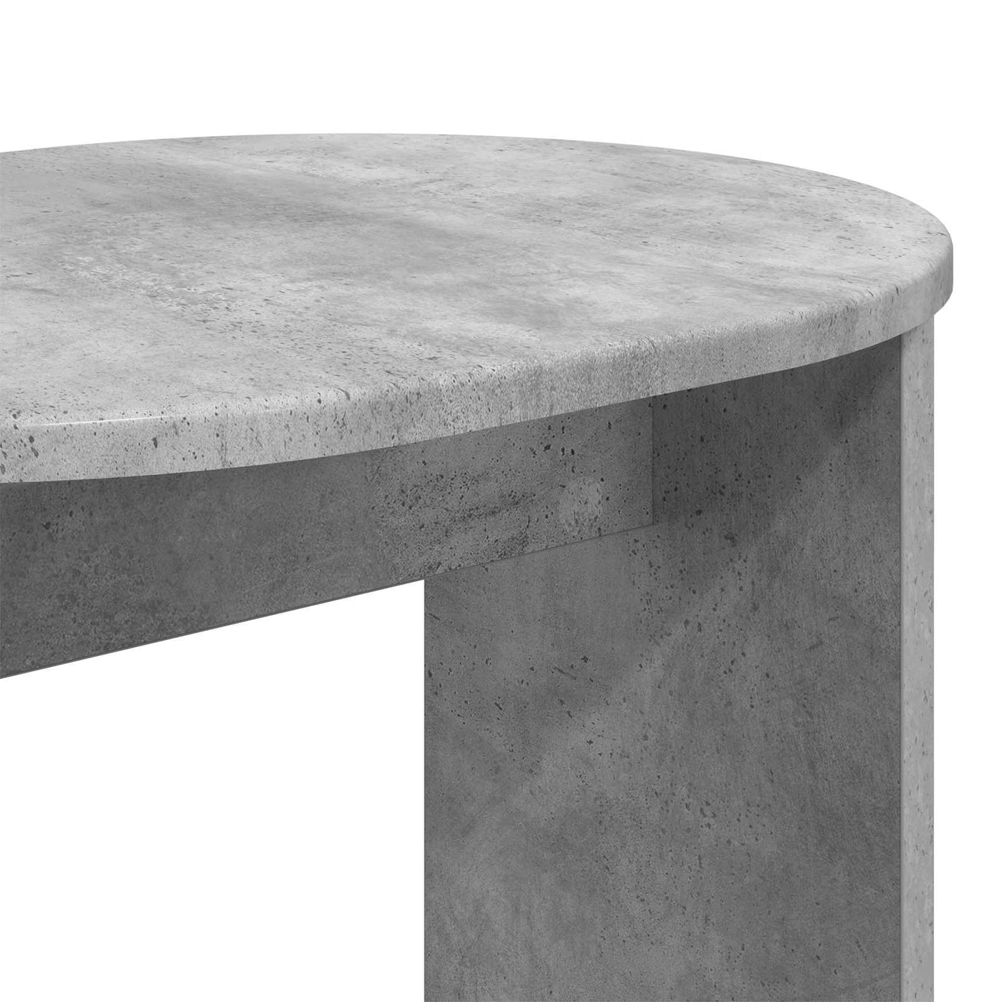 Oldal asztal Betonszürke 50 x 39,5 x 55 cm Szerelt Fa