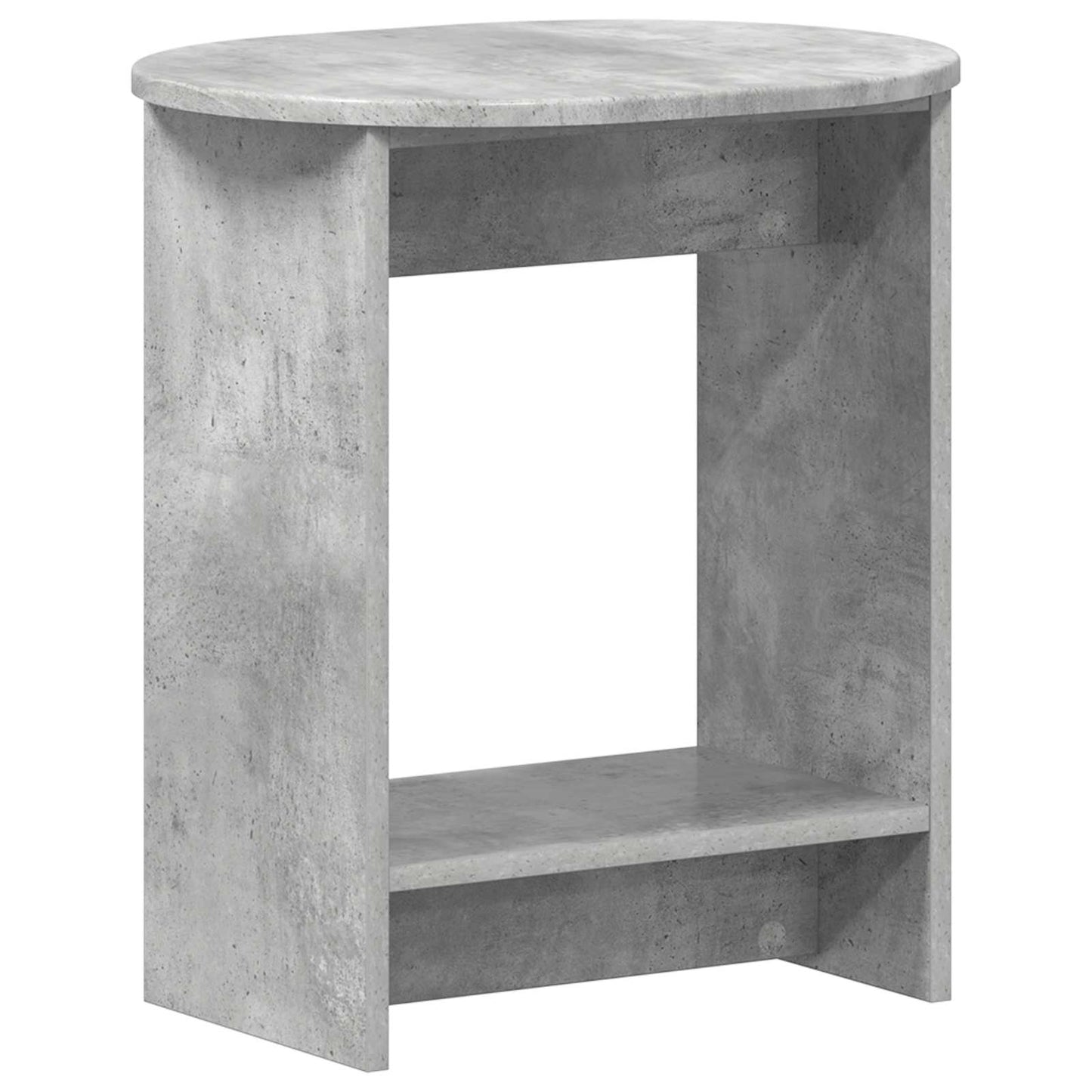 Oldal asztal Betonszürke 50 x 39,5 x 55 cm Szerelt Fa