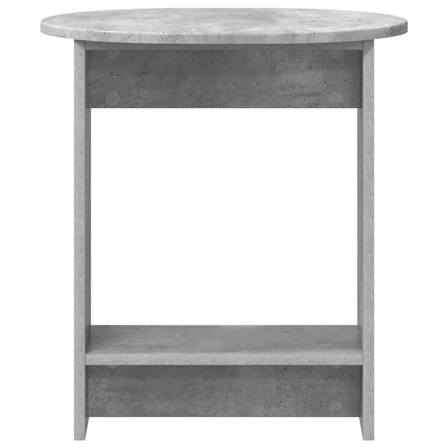Oldal asztal Betonszürke 50 x 39,5 x 55 cm Szerelt Fa