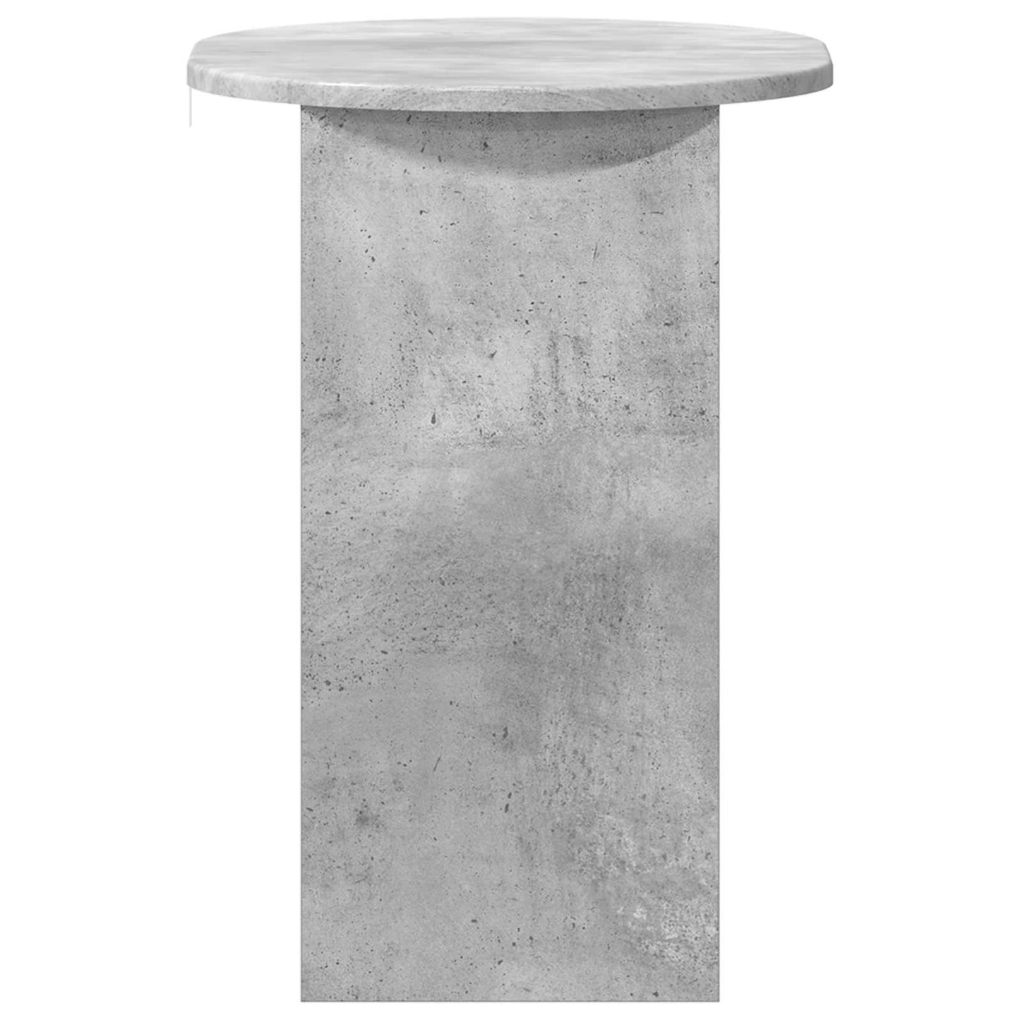 Oldal asztal Betonszürke 50 x 39,5 x 55 cm Szerelt Fa