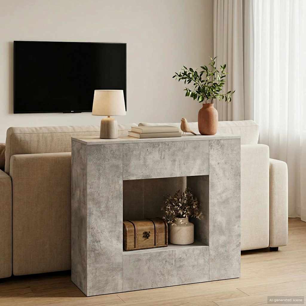 Beton Szürke 82 x 29 x 74 cm
