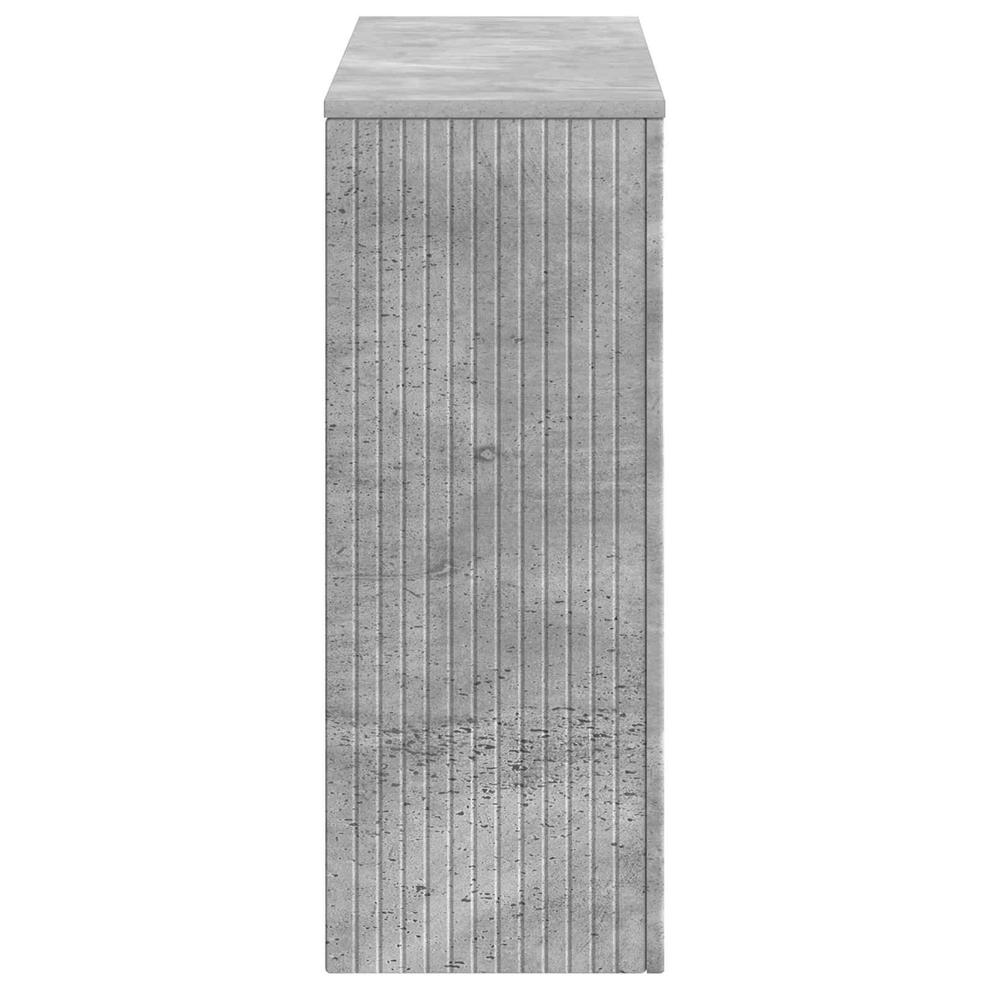 Konzolasztal Csíkos Beton Szürke 101 x 29 x 74 cm Mérnöki fa