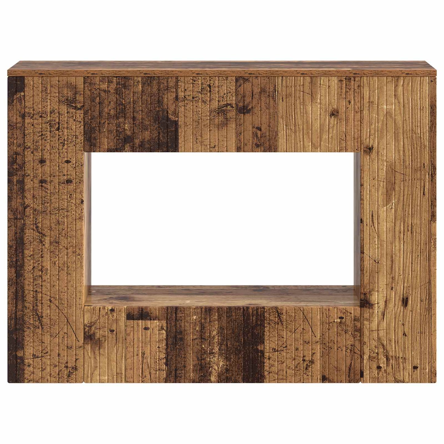 Konzolasztal Csíkos Öreg fa 101 x 29 x 74 cm Mérnöki fa