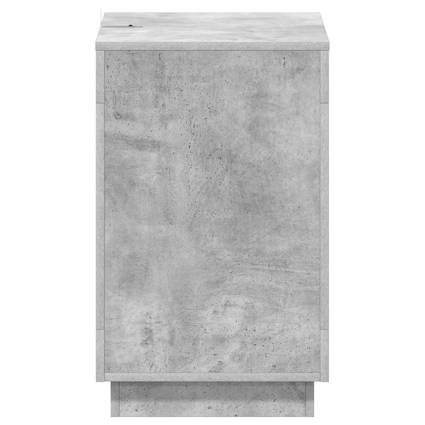 Oldal asztal Betonszürke 60 x 40 x 65 cm Szerelt Fa