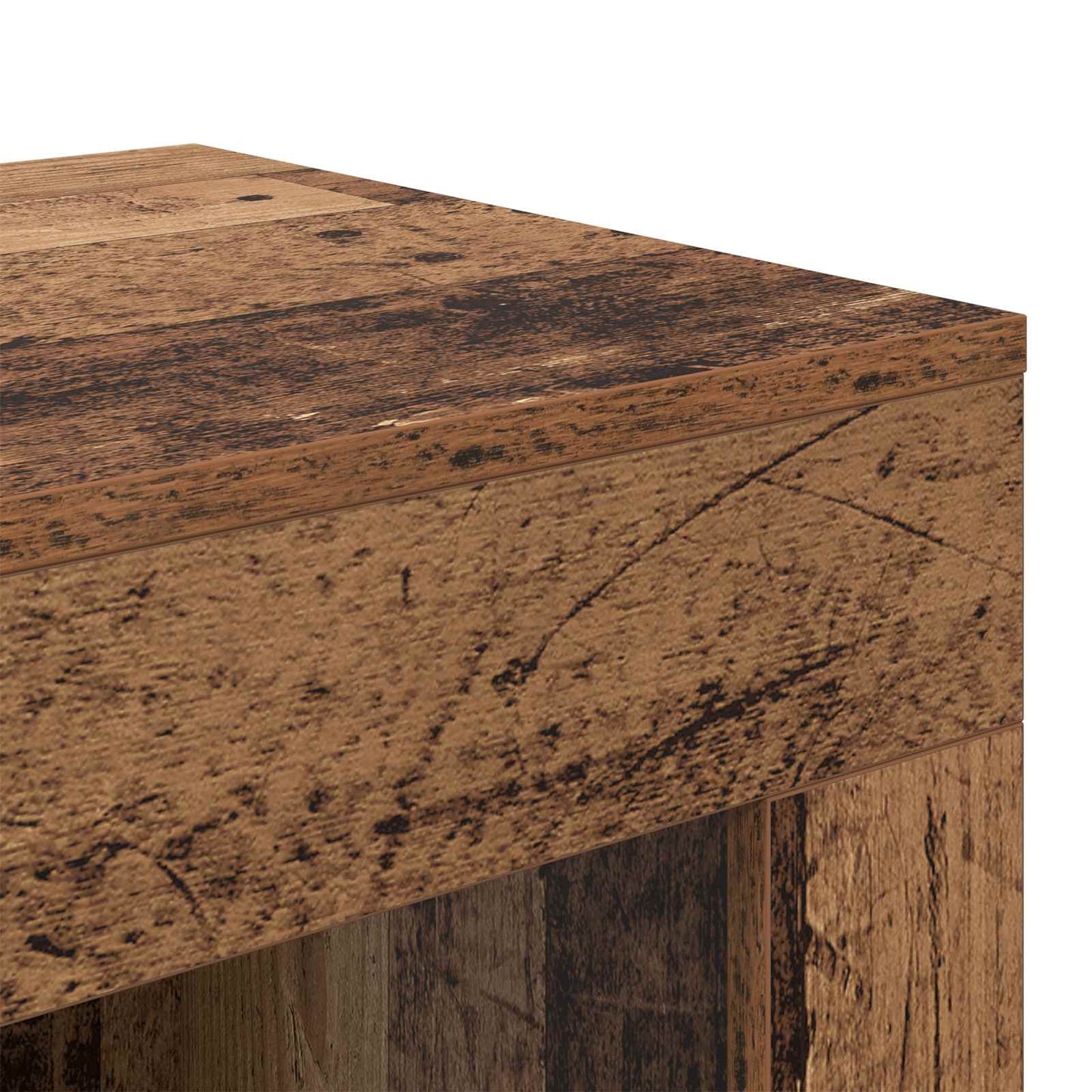 Oldal asztal Antik Fa 60 x 40 x 65 cm Szerelt Fa